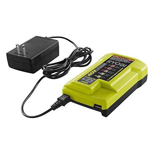 Ryobi 1004-040-931 40 Volt Compact Wired Lithium-Ion Battery Charger With Usb Port #TOP9