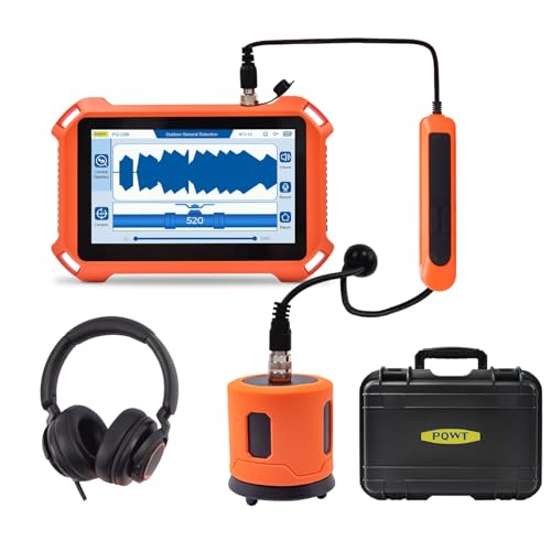 PQWT 125B Water Leak Detector, Outdoor Underground Pipe Leak Detection (9.84ft/3m Depth)