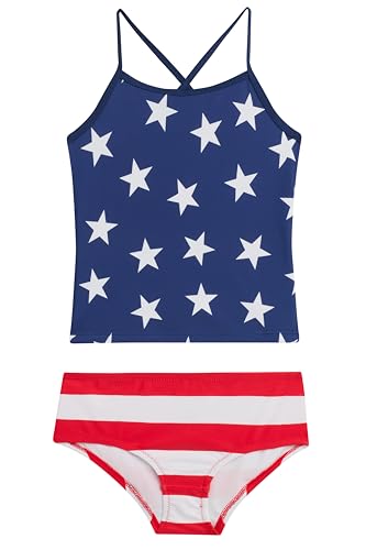 Image of Kanu Surf Girls' Melanie Beach Sport 2-Piece UPF 50+ Banded Tankini