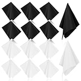 16 Pack Large Microfiber Glasses Cleaning Cloth 12 x12 inches, Oversized Lens Cleaner Cloth Microfiber Glasses Cleaning Cloths for Electronics, TV Screens, Eyeglasses, Lens, Phones and Laptops