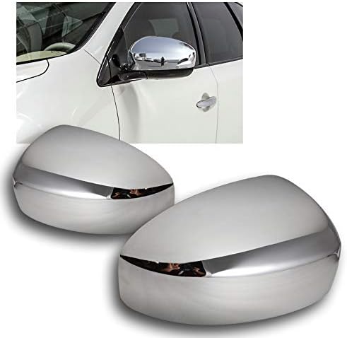 EPARTS Chrome Plated Polished ABS Side Mirror Overlay Cover Caps Pair Fit For Nissan Pathfinder Murano Infiniti QX50 QX60 QX70
