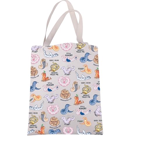 Sac à bandoulière humour serpents idéal pour les courses et cours