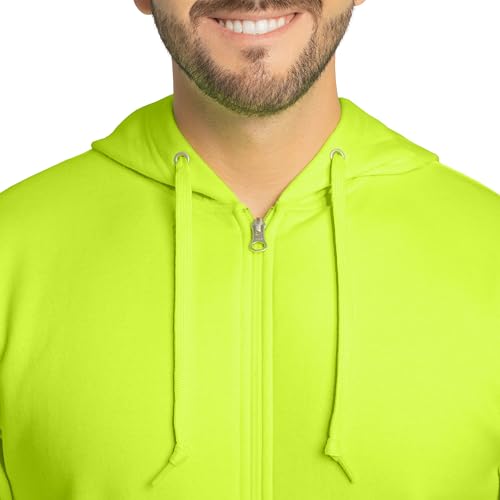 Image of Fruit of the Loom Eversoft Fleece Full Zip Hoodie Sweatshirt