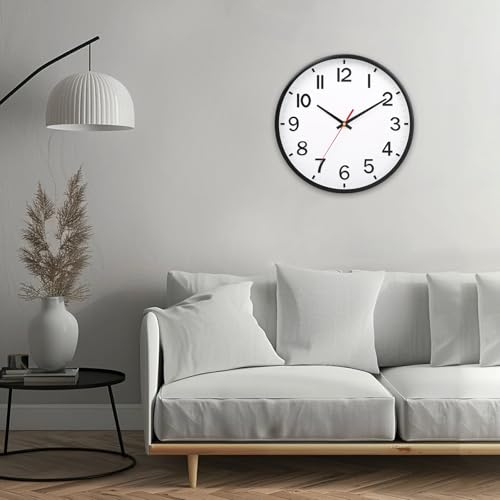 Moiubik 8 inch wall clock view1