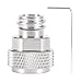 Produktbild Messing CO2 Adapter Ersatz, Kohlendioxid Adapter Tank-Kanister Verbindungsstück-Konverter for Soda Machine Bubble Water Machine Inflation Conversion (Farbe : Silber)