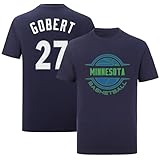 Rudy Gobert Shirt T-Shirt Jersey Basketball No Brand/Logos 100% Cotton for Navy Mens/Women/Kids