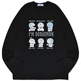 [ヨシダユウ] アイム ドラえもん Tシャツ 長袖 ロンT I’m Doraemon プリント メンズ レディース