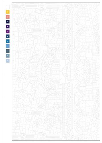 Color Quest: Cityscapes: 30 Extreme Challenges to Complete and Color Paperback – August 1, 2017 - Image 4
