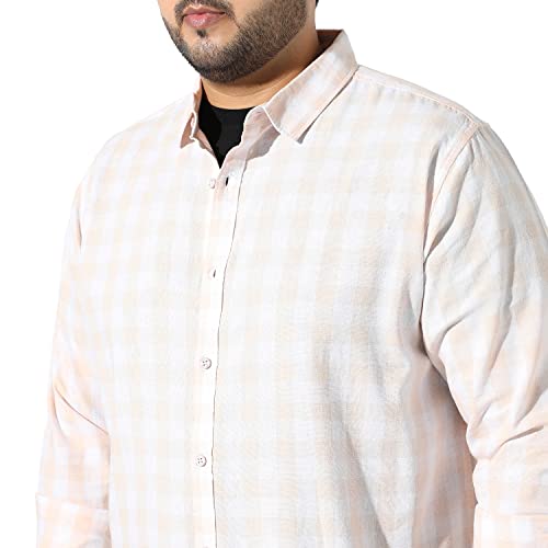 Image of Instafab Plus Men's Button Up Regular Fit Shirt for Casual Wear Modern Clothing Shirt Crafted with Regular Sleeve, Comfort Fit & High-Performance for Everyday Wear