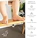 Nibble and Rest Woodsi Footsi Highchair Footrest for IKEA Antilop, Bamboo Wooden Footrest, Height Adjustable, High Chair Accessories,Suitable Footstool with Rounded Corners