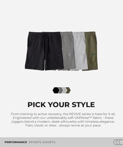 Image of TEGO Revive Shorts | Soft Stretch Recovery Shorts | Slim Fit | VAPArise Fabric | Training, Travel & Lounge Wear | Men's Gym Shorts