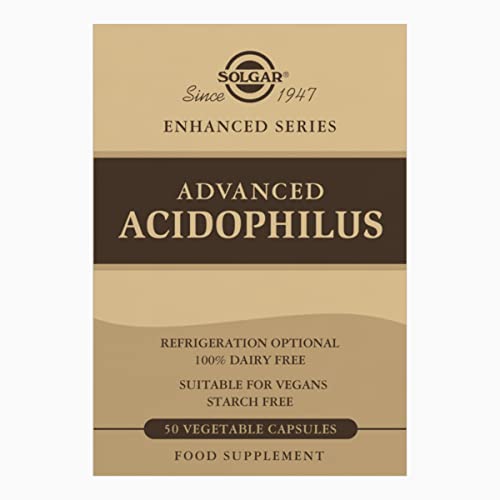 Solgar Advanced Acidophilus Vegetable Capsules, 50 Count #TOP13
