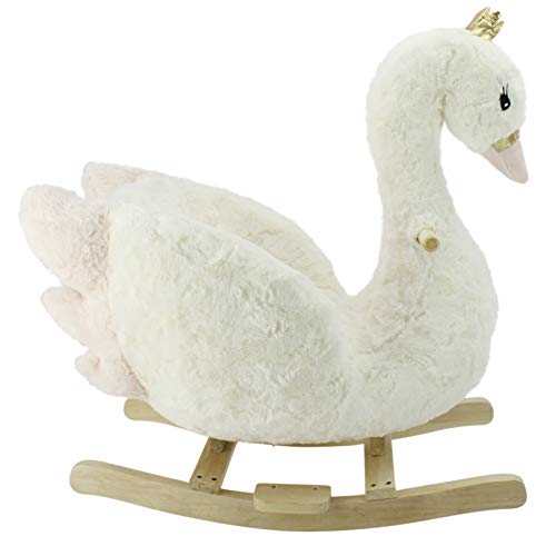 Soft Landing | Joyrides | Sit-in Character Rocker - Swan