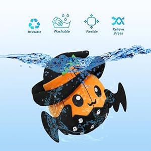 Halloween Pumpkin Witch Plush Toy With Bat Wings, Stuffed Animal Plushies and Witch Decorations, Soft Fluffy Hugging Decor, Present for Kids and Adults Halloween Pumpkin Witch Plush Toy With Bat Wings Stuffed Animal Plushies and Witch Decorations Soft Fluffy Hugging Decor Present for Kids and Adults