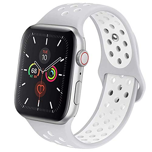 Runostrich コンパチブル Apple Watch 42MM/44MM/45MM スポーツバンド 交換バンド 対応 アップルウォッチ Apple iWatch Series 7/6/5/4/3/2/1