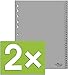 Produktbild 2er Pack Durable Hunke & Jochheim Register 1 - 31, (PP, DIN A4, 215/230 x 297 mm) 31 Blatt grau (2, Register 1 - 31)