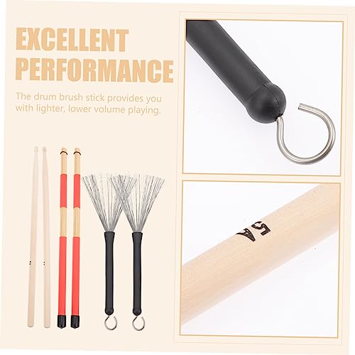 Set de baquetas y escobillas para percusión con bolsa miniatura 5