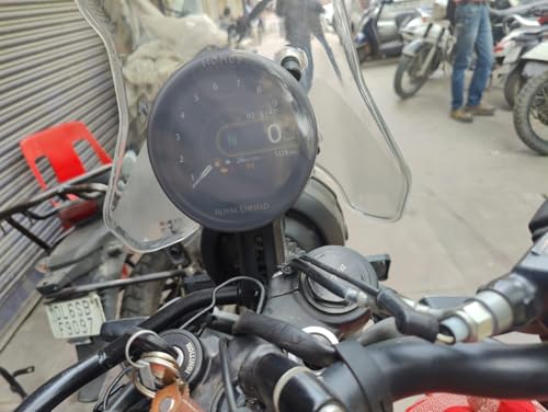 Image of Monsoon Speedometer Cap Cover, Rain Cover with Heavy Duty Microfibre, Compatible with Himalayan 450 CC (450 White)