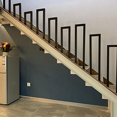 Rampe d'escalier nordique noire 95 cm pour décoration intérieure chic - 4