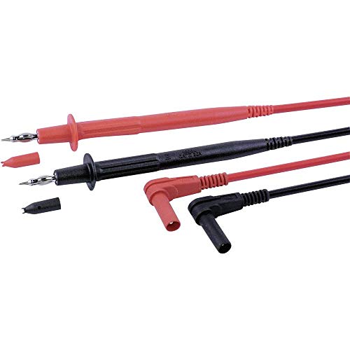 Staeubli XPF-484 100CM Sicherheits-Messleitungs-Set [Lamellenstecker 4mm - Pruefspitze] 1.00m Schwa Cover