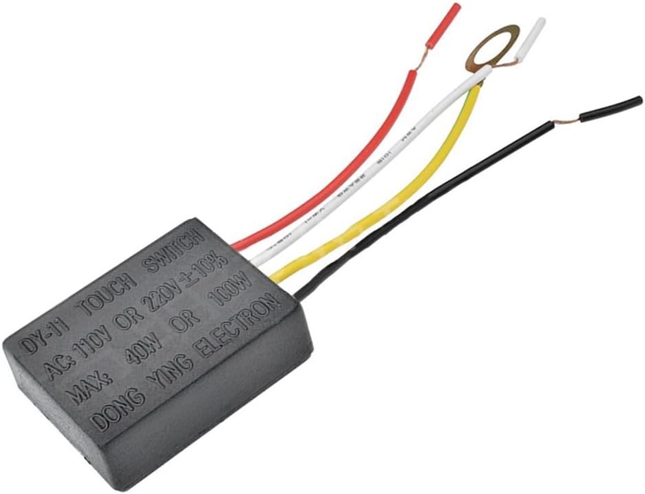 Besttoolifes 3 Way Touch Sensor Switch for Table Lamp, Dimmable Touch Control Sensor Module for Incandescent Bulbs 15W-150W, 220V DIY Lamp Conversion Kit with(2 pcs)