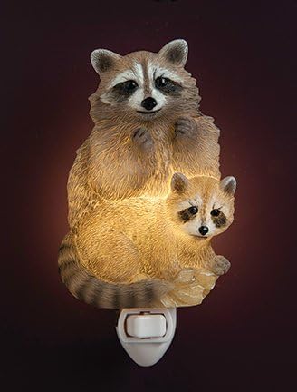 Ibis & Orchid 50237 Raccoons Night Light