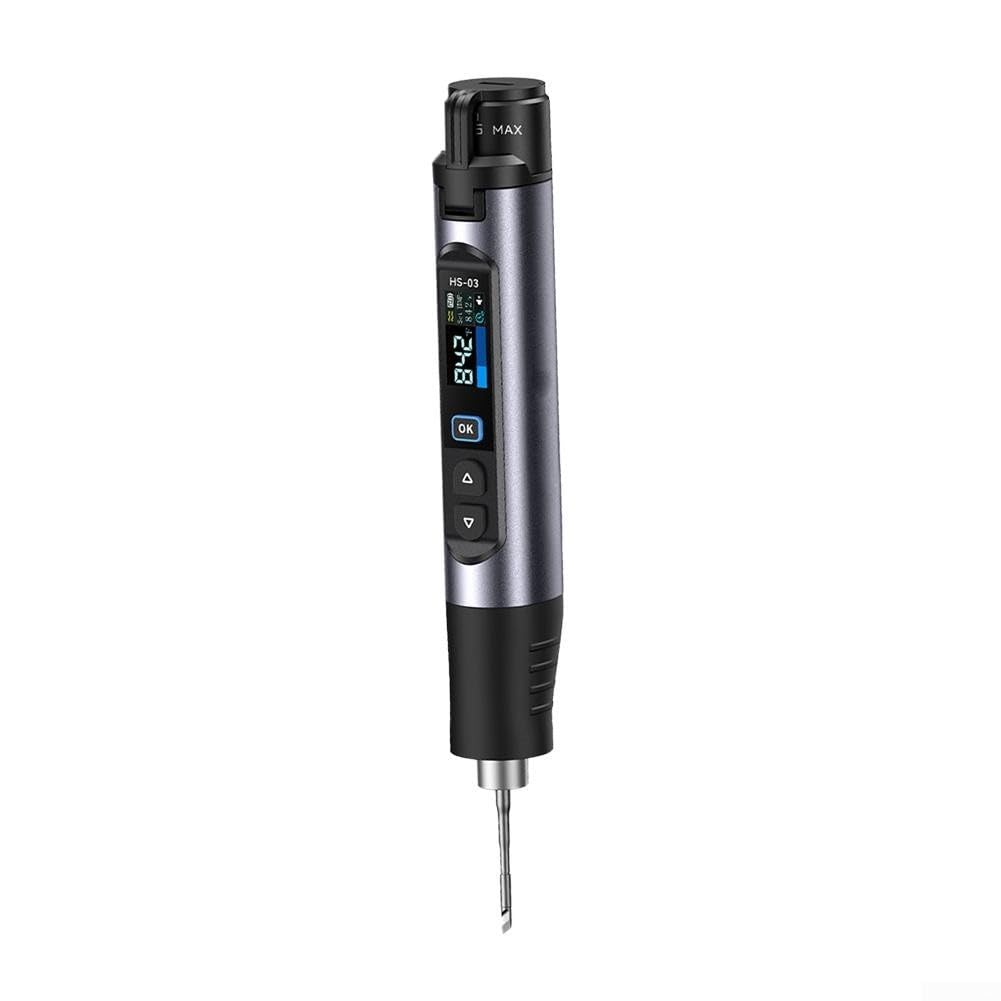 Soldador inalámbrico HS-03 temperatura constante 100-450C 2600mAh batería tipo C calentamiento rápido pantalla digital para reparación del hogar