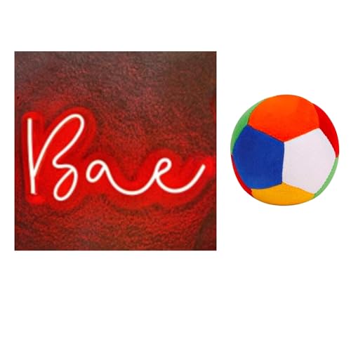 Image of EITHEO Stuffed Animal Plushie Stuffed Toy for Kids (Neon bae +Ball)
