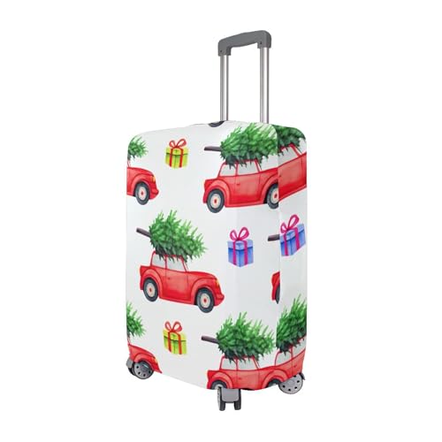 Suitcase Covers for Luggage Protector Red Vintage Cars Christmas Trees Baggage Animal Print Travel Essentials for Women, XL, Fits 29-32 Inch Case3