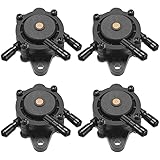 Chengu Fuel Pump Lawn Mower Compatible with 491922 691034 692313 808492 808656 808281 Fuel Pump for Outdoor Garden Lawn (4 Pcs)