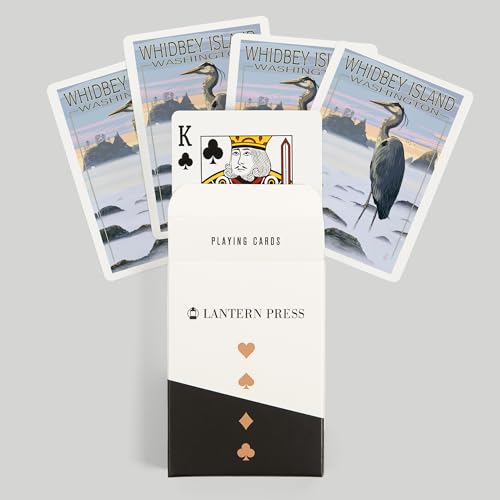 Baraja de 52 cartas Poker Whidbey Island Blue Heron miniatura 6