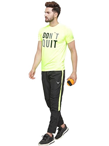 Image of Invincible Men's Athleisure Gym Wear Running Workout Training Fitted Track Pants
