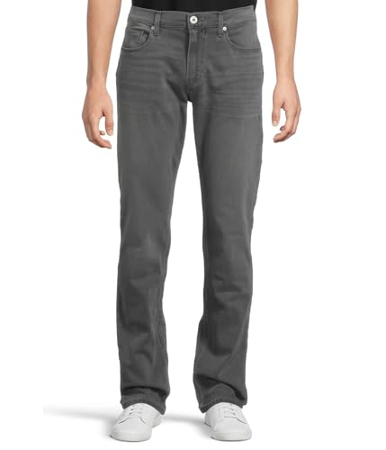 PAIGE Men's Federal Transcend Slim Straight Fit Jean, Greenwald at