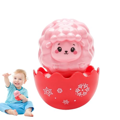 Rebornsun 赤ちゃん用ガラガラおもちゃ、子供用ガラガラおもちゃ,手の発達のためのグラブハンドシェイクガラガラ動物 | インタラクティブな動物の手ガラガラハンドグリップソフトガラガラシェーカー、子供の日イースター誕生日用