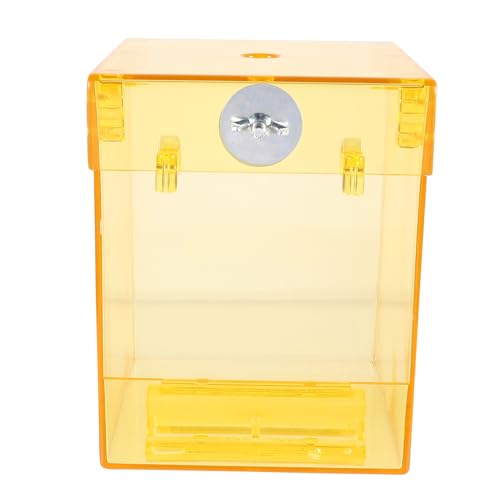 HANABASS Parrot Bath Box Transparent Pet Shower Basin for Budgies Parakeets and Cockatiels Reduces Stress and Provides Bathing Experience Design No Leak Easy