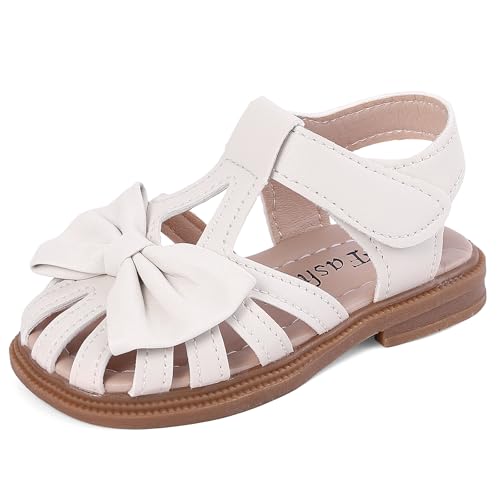 Cheerful Mario Élégant Sandales Fille Enfant été Chaussures de Robe Beige-B 24/25 EU Semelle 24