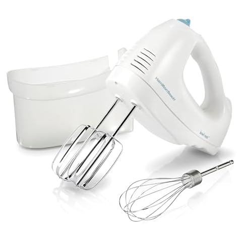 Hamilton Beach 6-Speed Hand Mixer with Snap-On Storage Case Cover