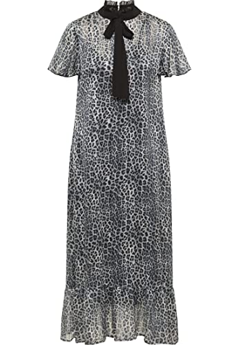Robe midi léopard LYNNEA XS : la solution pour un look chic sans effort