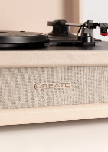CREATE Record Player Retro/Tourne-disque rétro Arena/avec Bluetooth, USB, SD, MicroSD et MP3 - Les Beatles, Paul McCartney, John Lennon, RIngo Starr, George Harrison CREATE Record Player Retro/Tourne-disque rétro Arena/avec Bluetooth, USB, SD, MicroSD et MP3 – Image 4