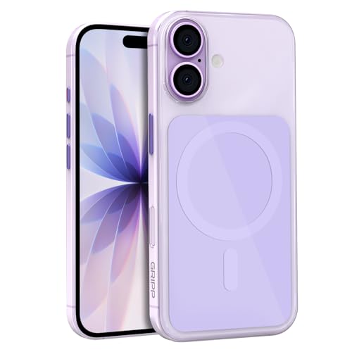Image of GRIPP Native Case Compatible with Mag-Safe for iPhone 17 | 6ft Drop-Tested with D30 Technology, 360 Protection, Scratch-Resistant, Raised Camera Edges, Metallic Buttons Back Cover - Purple