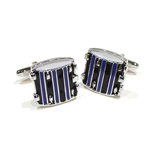 Gemelos para hombre X2AJ464 Blue & Black Drums miniatura 1