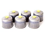 6x 300g CADAC Schraubkartusche Gaskartusche EN417 Camping Gaskocher Butan Gas