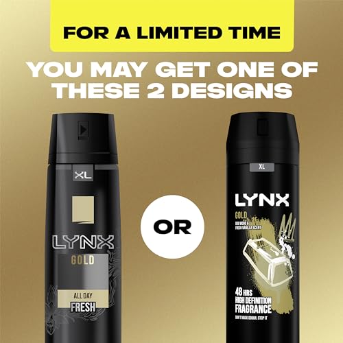 Lynx Gold Bodyspray 48 hours of odour-busting zinc tech deodorant to finish your style 6x 200 ml - Image 4