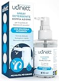 Spray Detergente per Apparecchi Acustici Auricolari Cuffiette Bluetooth 30ml Udinett - Spray Igienizzante Rapido Senza Alcol - Detergente con Spazzola per Pulizia contro Sporco e Cerume