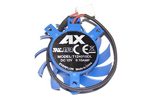 Ventilateur de carte graphique GT210 AXE T124010dl 12V 0.1A 2 fils refroidisseur