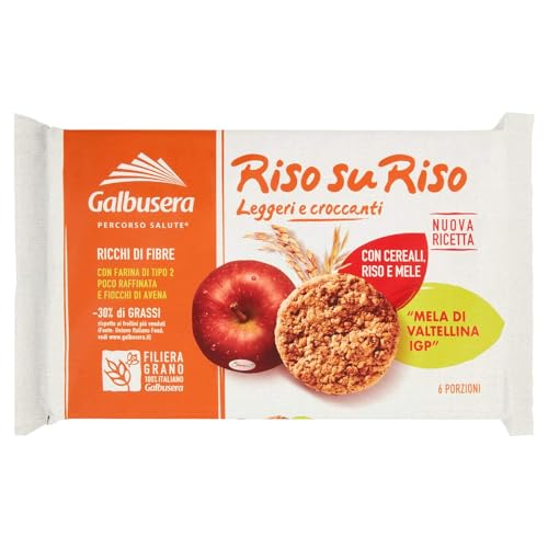 Galbusera riso su riso galletas con cereales, arroz y frutas cereales 240 g + Polpa italiana gourmet 400 g