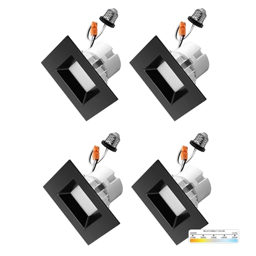 Dalle LED encastrable carrée noire de qualité supérieure 11W 5CCT NUWATT