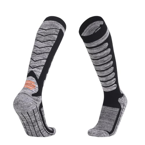 Ski Socks and Thickened Mountaineering Socks for Outdoor Sports with Towel Soles(M)2