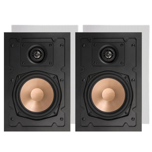 Enceintes murales Artsound HPRE650 rectangulaires 5,25 pouces pour salon et bureau