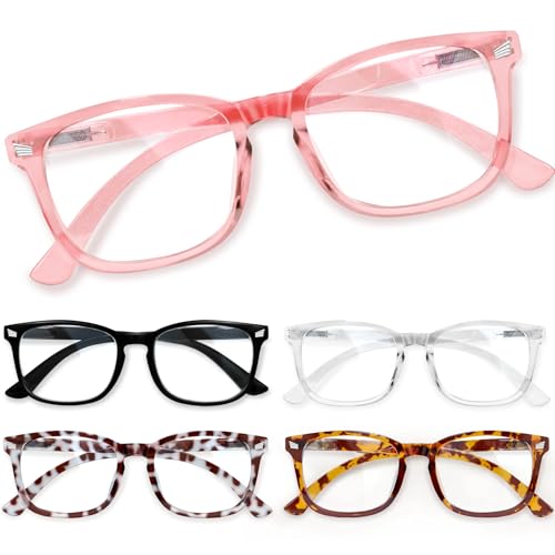 Image of CCVOO Mix & Match Reading Glasses for Women - Lightweight, Comfortable Fit, Clear Vision - Blue Light Blocking